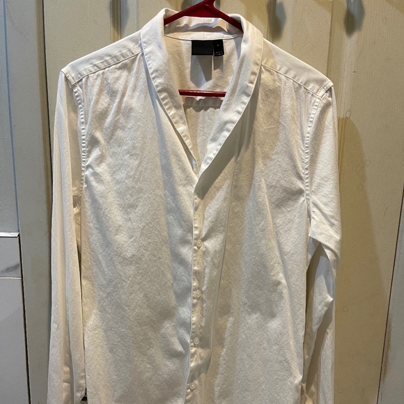 ASOS Shawl Collar Dress Shirt - Picture 1 of 2